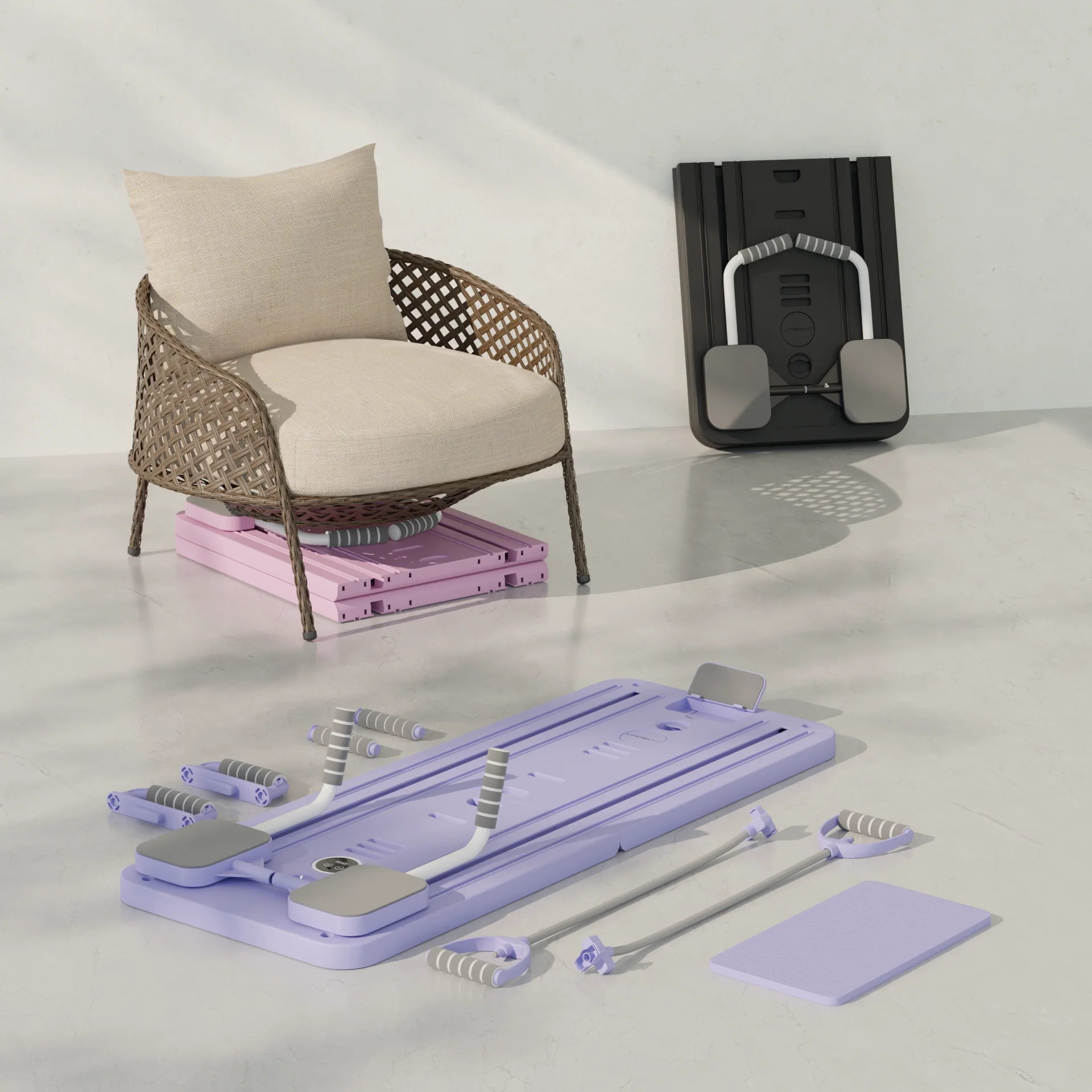 Portable Pilates Reformer